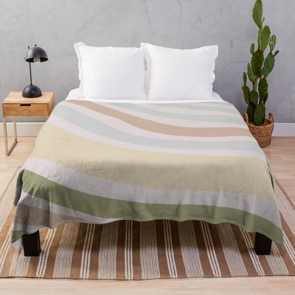 Item preview, Colorful Swirl Wavy Lines Maximalist Pattern Retro Style Cute Aesthetic Brown & Muted Yellow designed and sold by scorpiolane.