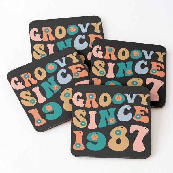 Item preview, Groovy Since 1987 | Made In 1987 | Retro 1987 Birthday | Retro Groovy designed and sold by AMINE  ★★★★★.