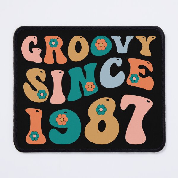 Item preview, Groovy Since 1987 | Made In 1987 | Retro 1987 Birthday | Retro Groovy designed and sold by AMINE ★★★★★.