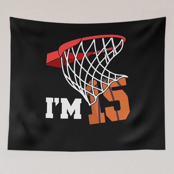 Item preview, I'm 15 Basketball 15th birthday basketball player designed and sold by Ibu83.