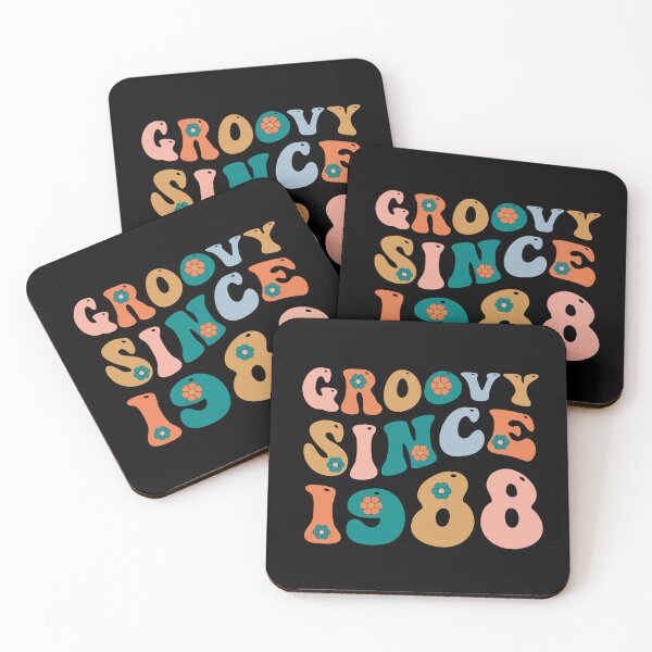 Item preview, Groovy Since 1988 | Made In 1988 | Retro 1988 Birthday | Retro Groovy designed and sold by AMINE  ★★★★★.