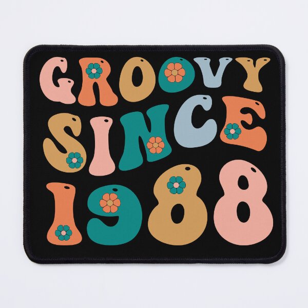 Item preview, Groovy Since 1988 | Made In 1988 | Retro 1988 Birthday | Retro Groovy designed and sold by AMINE  ★★★★★.