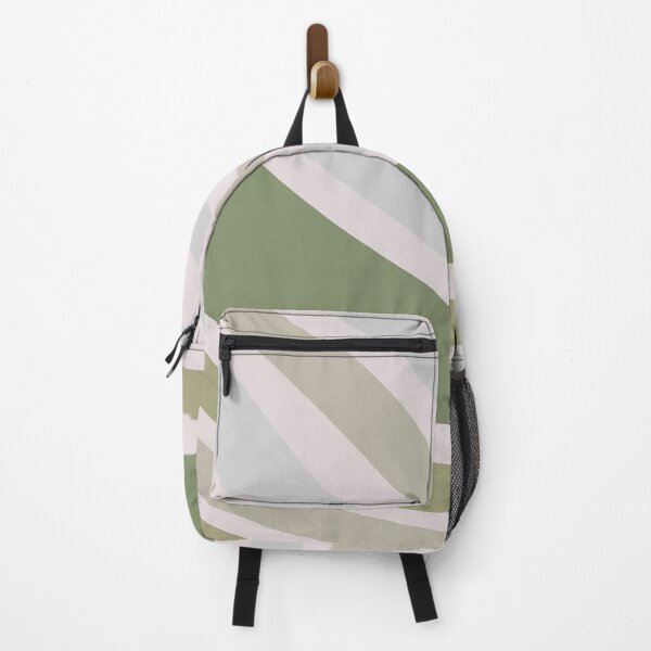 Item preview, Colorful Swirl Wavy Lines Maximalist Pattern Retro Style Cute Aesthetic Green & Muted Green designed and sold by scorpiolane.