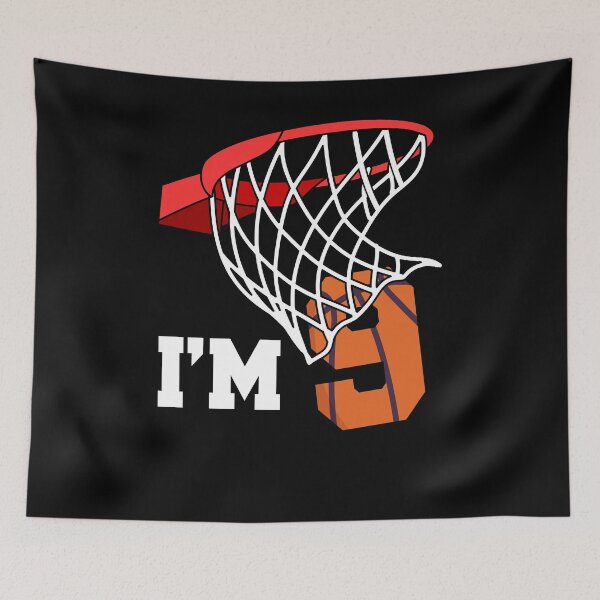 Item preview, I'm 9 Basketball 9th birthday basketball player designed and sold by Ibu83.