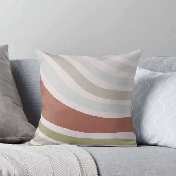 Item preview, Colorful Swirl Wavy Lines Maximalist Pattern Retro Style Cute Aesthetic Light & Dark Muted Orange designed and sold by scorpiolane.