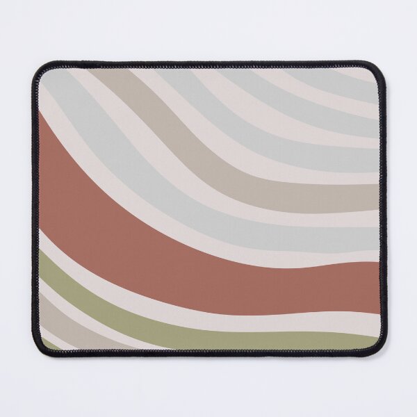 Item preview, Colorful Swirl Wavy Lines Maximalist Pattern Retro Style Cute Aesthetic Light & Dark Muted Orange designed and sold by scorpiolane.