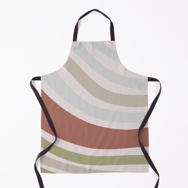 Item preview, Colorful Swirl Wavy Lines Maximalist Pattern Retro Style Cute Aesthetic Light & Dark Muted Orange designed and sold by scorpiolane.