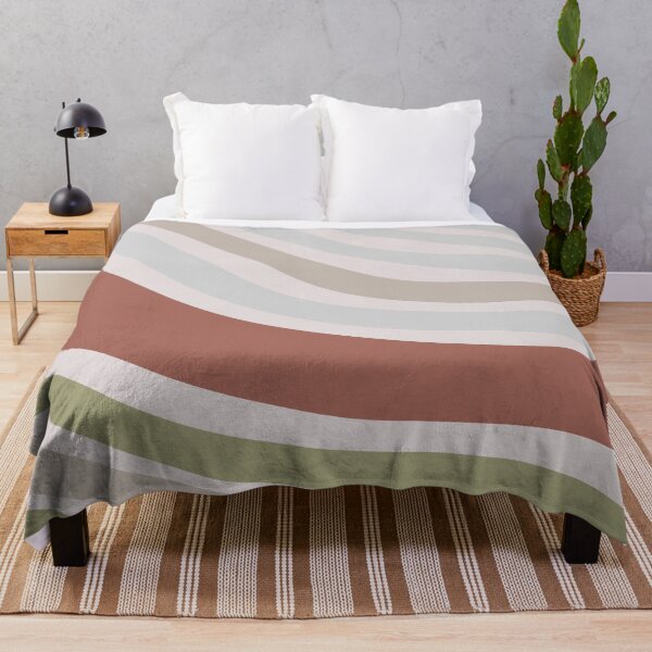 Item preview, Colorful Swirl Wavy Lines Maximalist Pattern Retro Style Cute Aesthetic Light & Dark Muted Orange designed and sold by scorpiolane.
