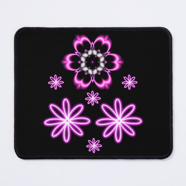 Item preview, Neon flower wallpaper designed and sold by The Love Quill.