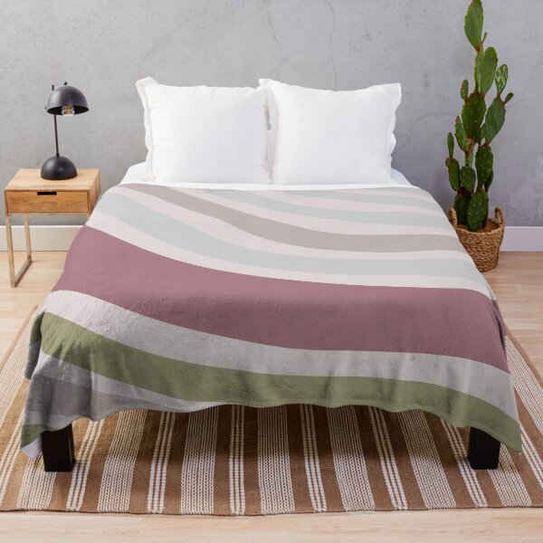 Item preview, Colorful Swirl Wavy Lines Maximalist Pattern Retro Style Cute Aesthetic Light & Dark Muted Pink designed and sold by scorpiolane.