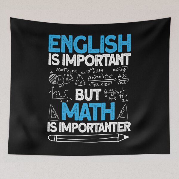 Item preview, English Is Important But Math Is Importanter designed and sold by Ibu83.