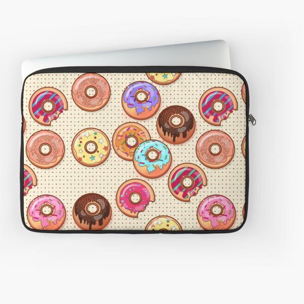 I Love Donuts Yummy Baked Goodies Sugary Sweet Laptop Sleeve