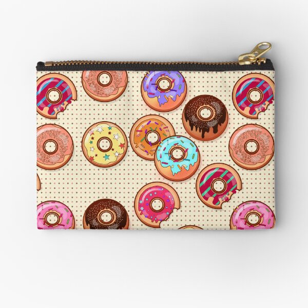 I Love Donuts Yummy Baked Goodies Sugary Sweet Zipper Pouch