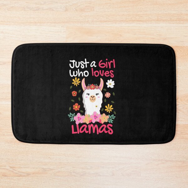 Item preview, Just a Girl Who Loves Llamas - alpaca Gift designed and sold by Ibu83.