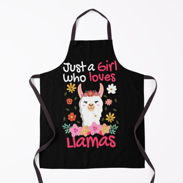 Item preview, Just a Girl Who Loves Llamas - alpaca Gift designed and sold by Ibu83.