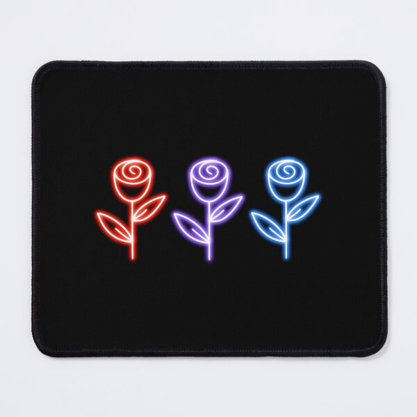 Item preview, Neon flower wallpaper designed and sold by The Love Quill.