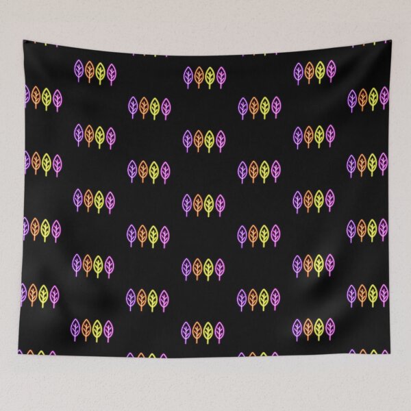 Item preview, Neon flower wallpaper designed and sold by The Love Quill.