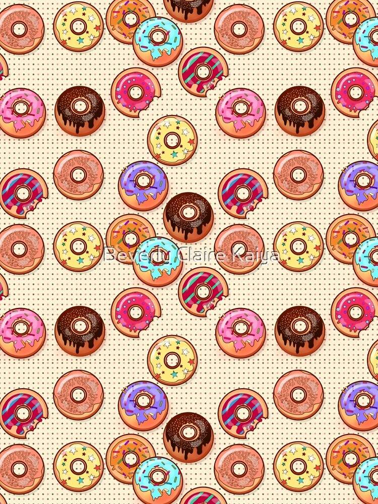 I Love Donuts Yummy Baked Goodies Sugary Sweet by beverlyclaire