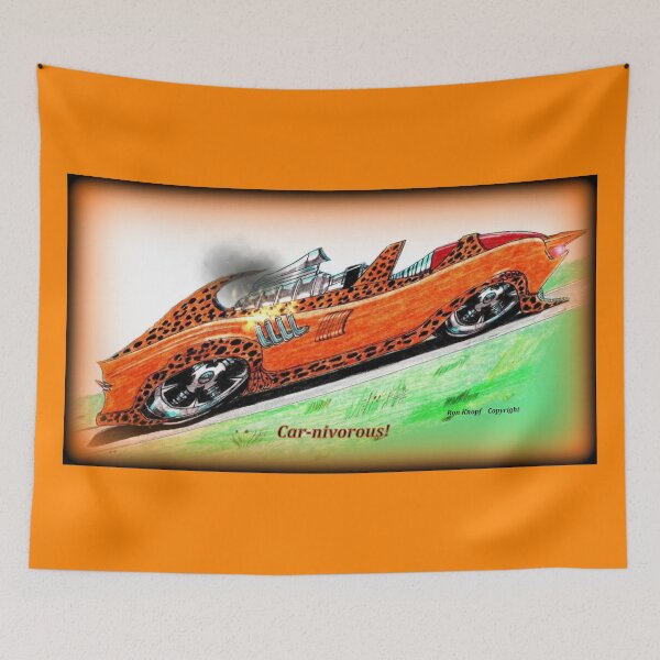 Item preview, Hot Rod Art  //  Wild Custom  //  Car-nivorous! designed and sold by Imagin8er.
