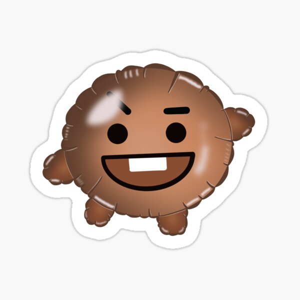 Artikel-Vorschau von Shooky BT21 Mylar-Ballon, designt und verkauft von alliemeegs.