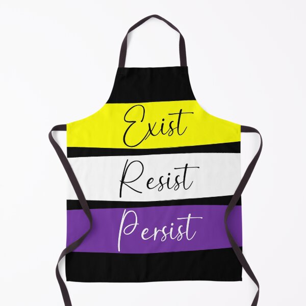 Item preview, Enby Pride Exist, Resist, Persist designed and sold by AmandaRoseArts.
