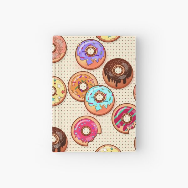 I Love Donuts Yummy Baked Goodies Sugary Sweet Hardcover Journal