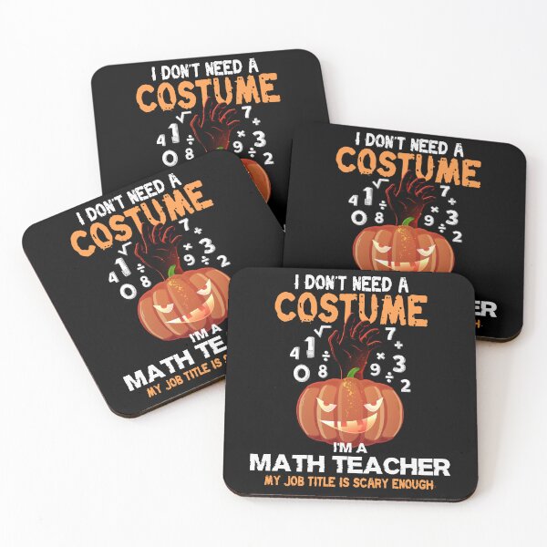 Item preview, I Dont Need A Costume Im A Math Teacher Halloween Zombie Gift designed and sold by TMelonShop.