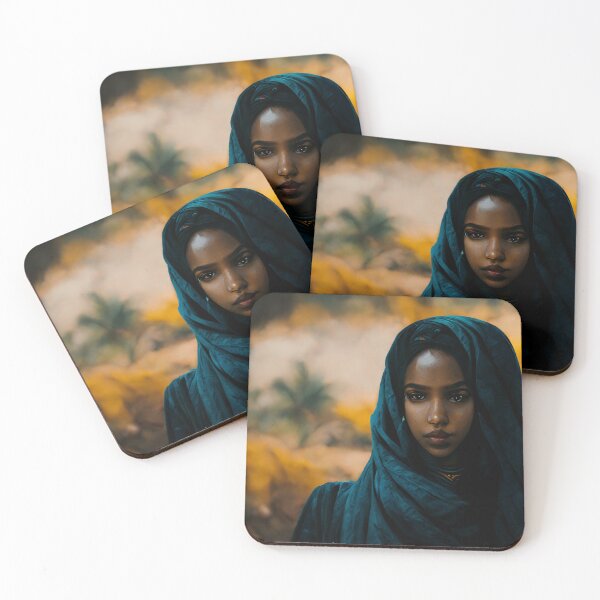 Item preview, Somali Hijab Muslim Girl designed and sold by VintageSomalia.