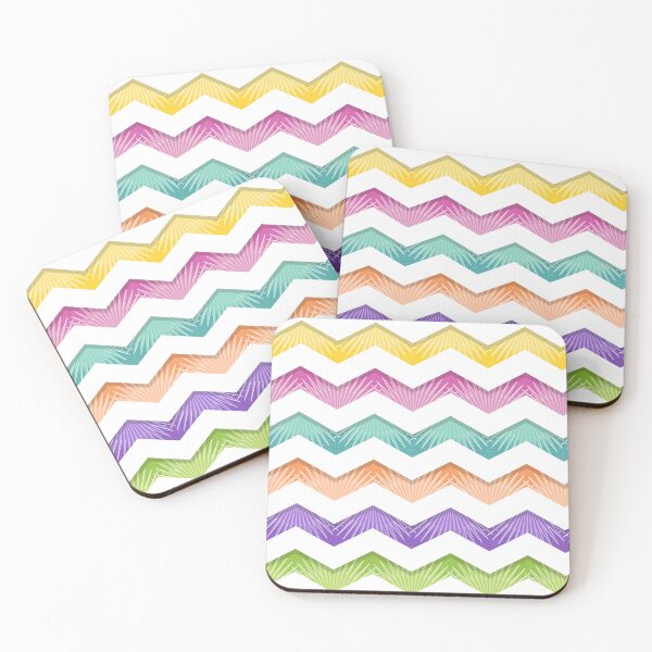 Artikelvorschau, Palm Springs Chevrons entworfen und verkauft von WickedRefined - Nicole Demereckis.