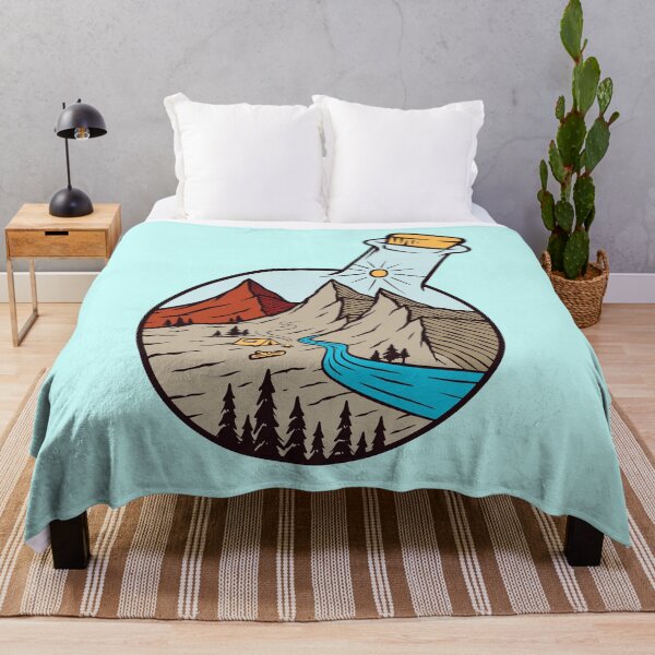 Item preview, Camping in a Bottle - Mountains Outdoors designed and sold by DebbisPalette.