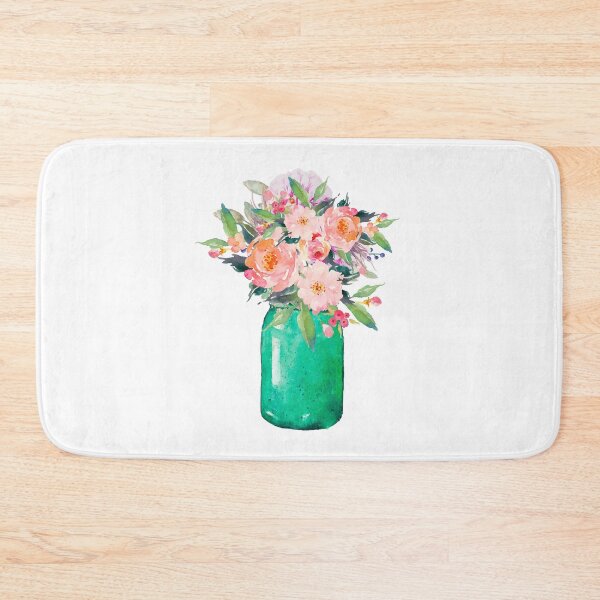 Item preview, Mason Jar With Flowers, Watercolor Flowers designed and sold by InnaPo ⭐⭐⭐⭐⭐.