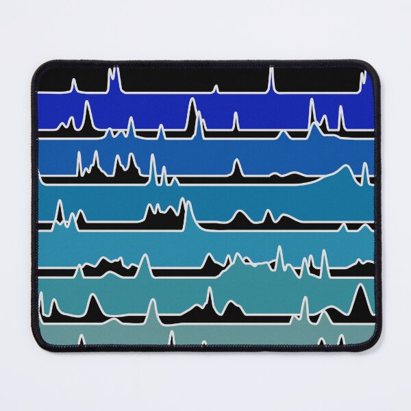 Item preview, Chromatography Waterfall - Black Background designed and sold by Artsy-Chemist.