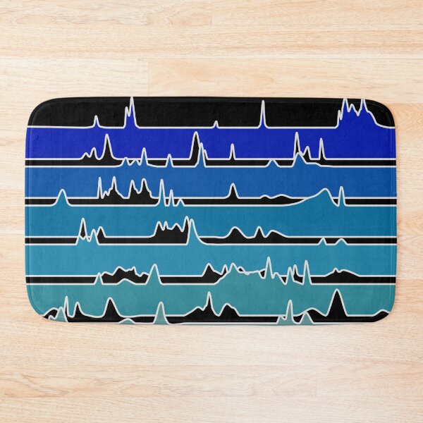 Item preview, Chromatography Waterfall - Black Background designed and sold by Artsy-Chemist.