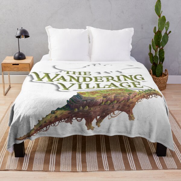 Item preview, The Wandering Village Post Apocalyptic World | Human Survival Game with a Giant Creature Onbu designed and sold by MrsLittleBear.