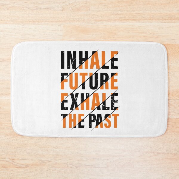 Item preview, Inhale The Future, Exhale The Past. Red, Hard work, Inspiration, Motivation, Work, Luck, Moving on.,  designed and sold by Salmaniix.