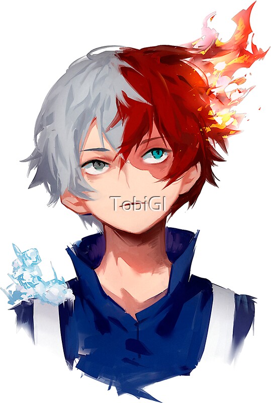 Todoroki Shouto: Stickers | Redbubble