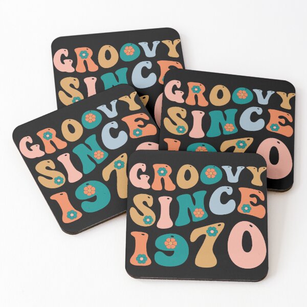 Item preview, Groovy Since 1970 | Made In 1970 | Retro 1970 Birthday | Retro Groovy designed and sold by AMINE  ★★★★★.