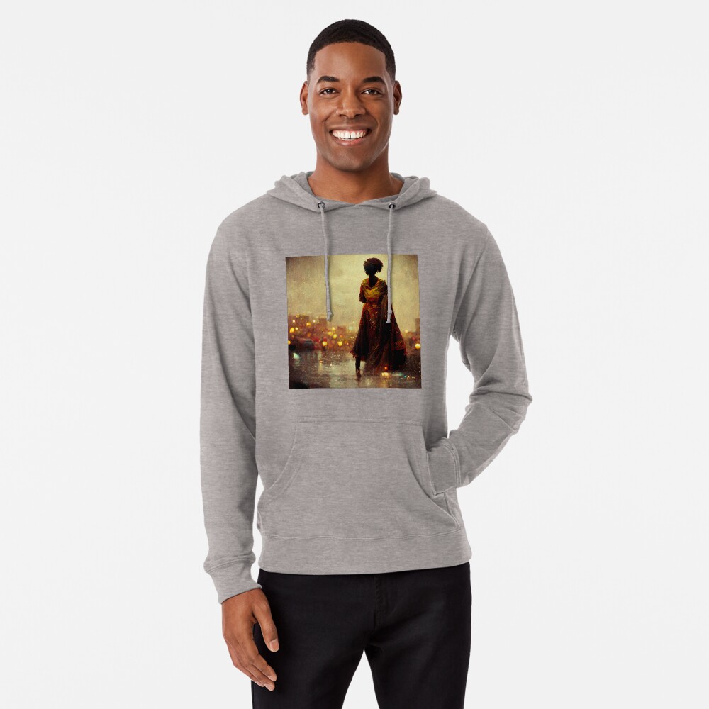 Aperçu de l'œuvre Sweat à capuche léger créée et vendue par VintageSomalia.
