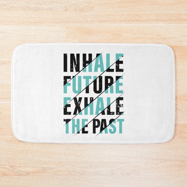 Item preview, Inhale The Future, Exhale The Past. Red, Hard work, Inspiration, Motivation, Work, Luck, Moving on.,  designed and sold by Salmaniix.