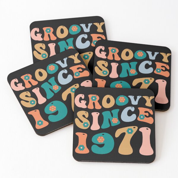 Item preview, Groovy Since 1971 | Made In 1971 | Retro 1971 Birthday | Retro Groovy designed and sold by AMINE  ★★★★★.