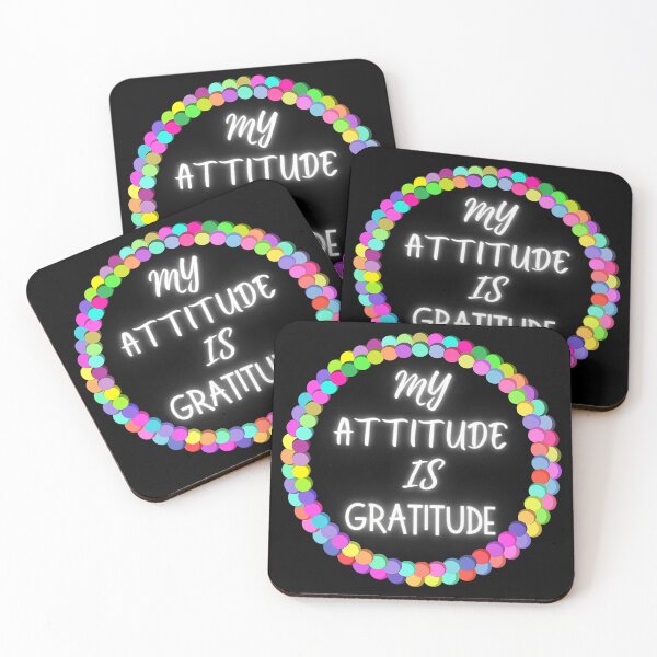 Item preview,  My Attitude is Gratitude.. A bright and cheerful positive quote designed and sold by ditzy-designs.