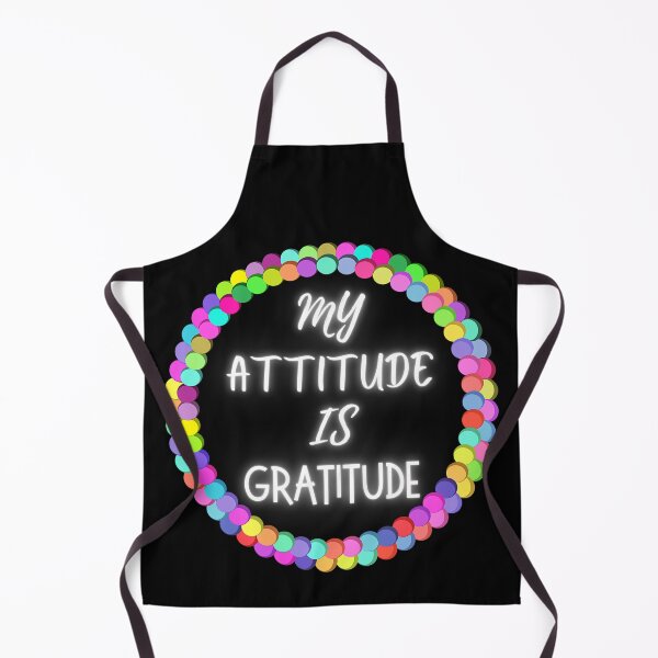 Item preview,  My Attitude is Gratitude.. A bright and cheerful positive quote designed and sold by Wonder & Whimsy.