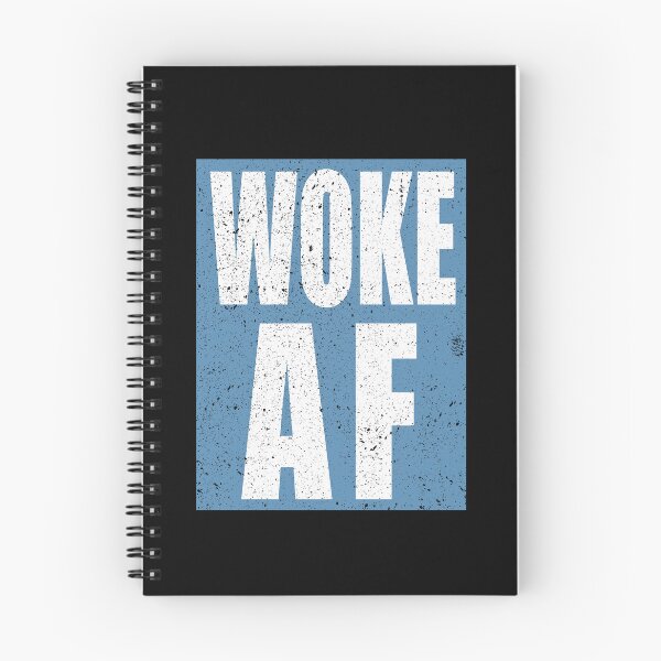 Item preview, Woke AF Funny Typeface Distressed  designed and sold by chris-ellis-art.
