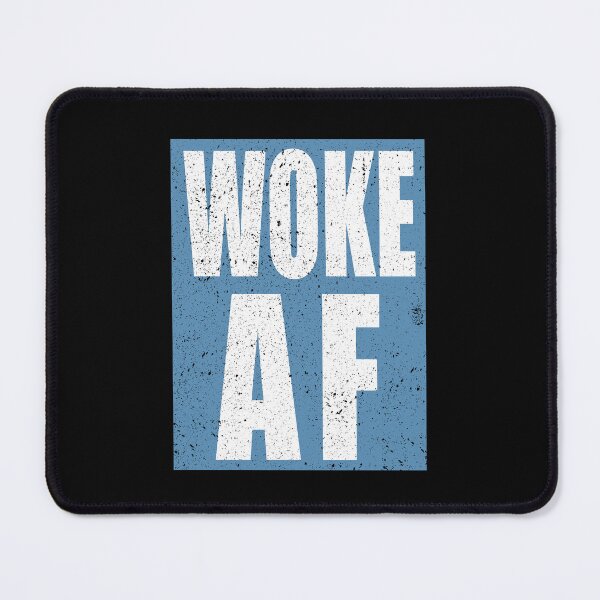Item preview, Woke AF Funny Typeface Distressed designed and sold by chris-ellis-art.