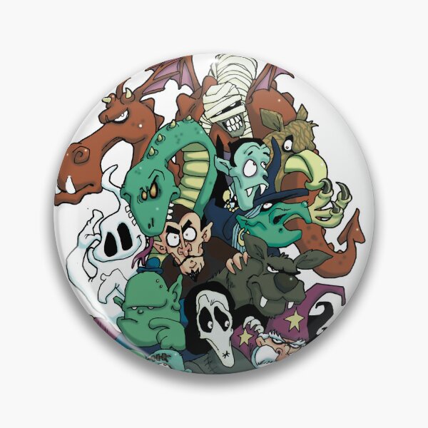 Item preview,  A Big Pile Of Monsters , Cute Creatures designed and sold by branaghbel.