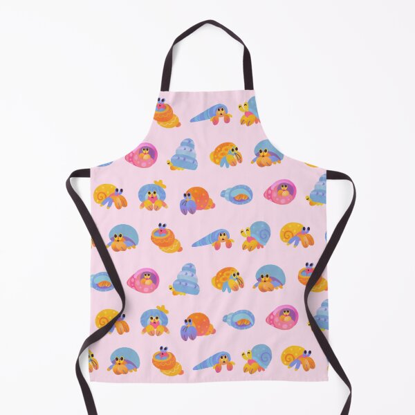Item preview, Hermit crab - pink / knife jellyfish designed and sold by pikaole.