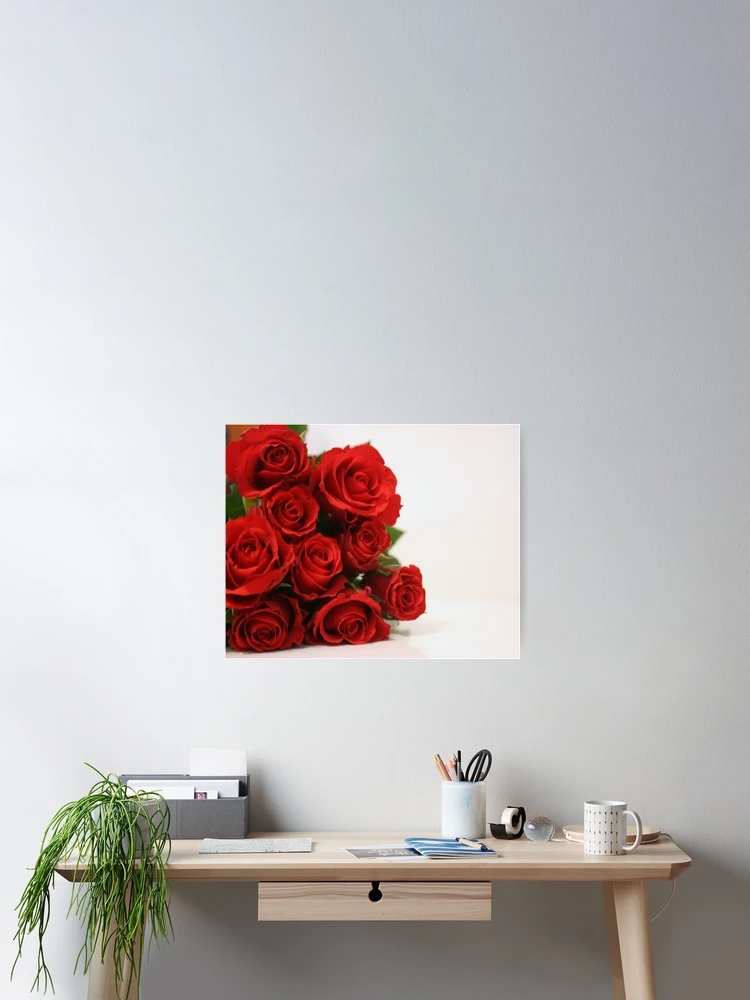 Thumbnail 2 of 3, Poster, Red Roses designed and sold by Alyssa Cronk.
