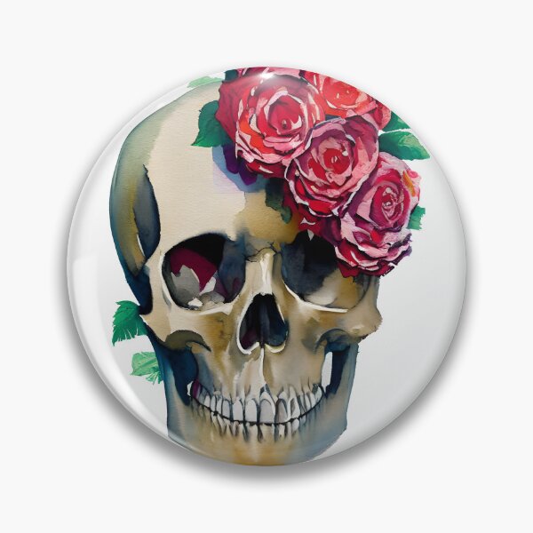 Item preview, Skull and Roses - Roses are Dead designed and sold by freshWaterCo.