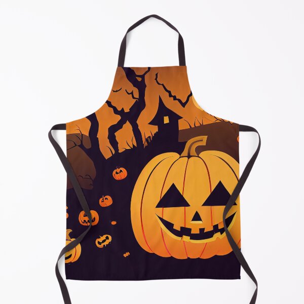 Aperçu de l'œuvre Holiday Halloween Creepy Pumpkin Scene créée et vendue par ThinkFun! Design.