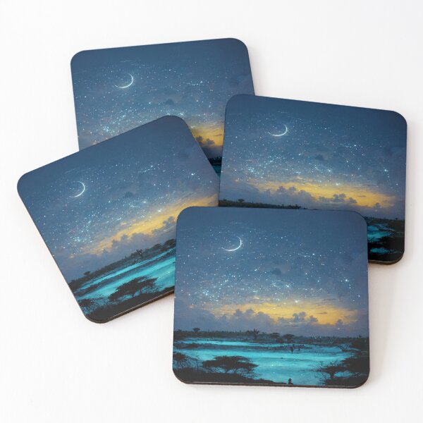 Item preview, Starry Night of Somalia no.1 designed and sold by VintageSomalia.